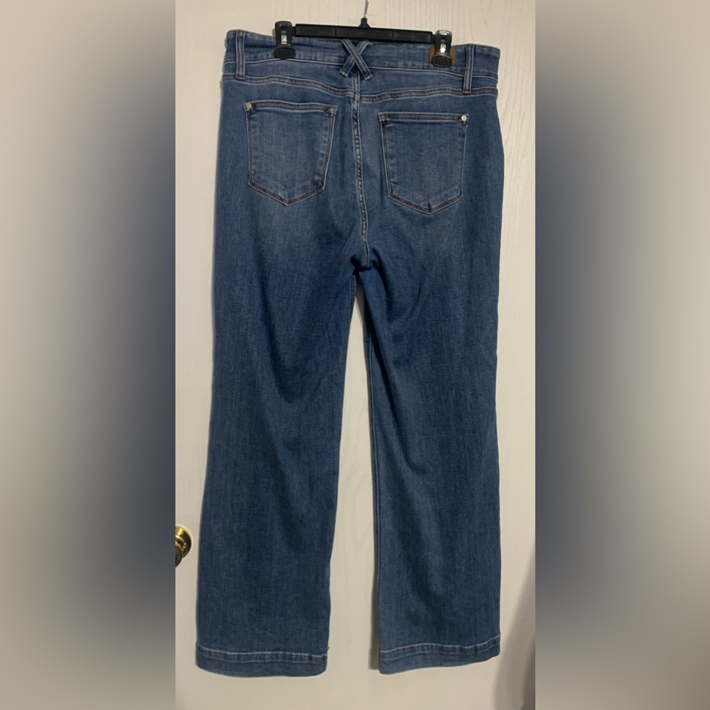 Judy Blue Wide Leg Jeans in Medium Blue Wash - Picture 3 of 6